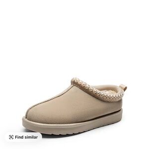 Cozy Slip-On Mule in Beige